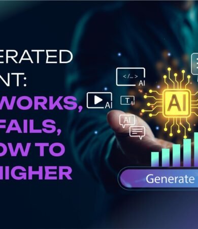 AI-generated content for SEO strategy to improve Google rankings