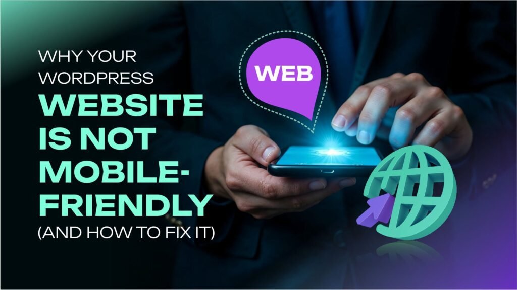 Mobile-friendly WordPress website displayed across smartphone, tablet, and desktop devices